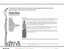 Tablet Screenshot of andyrice.co.za
